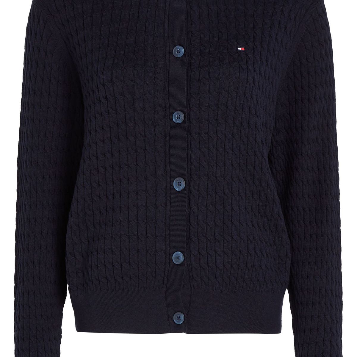 TOMMY HILFIGER - SWEATER CO CABLE C-NK CARDIGAN