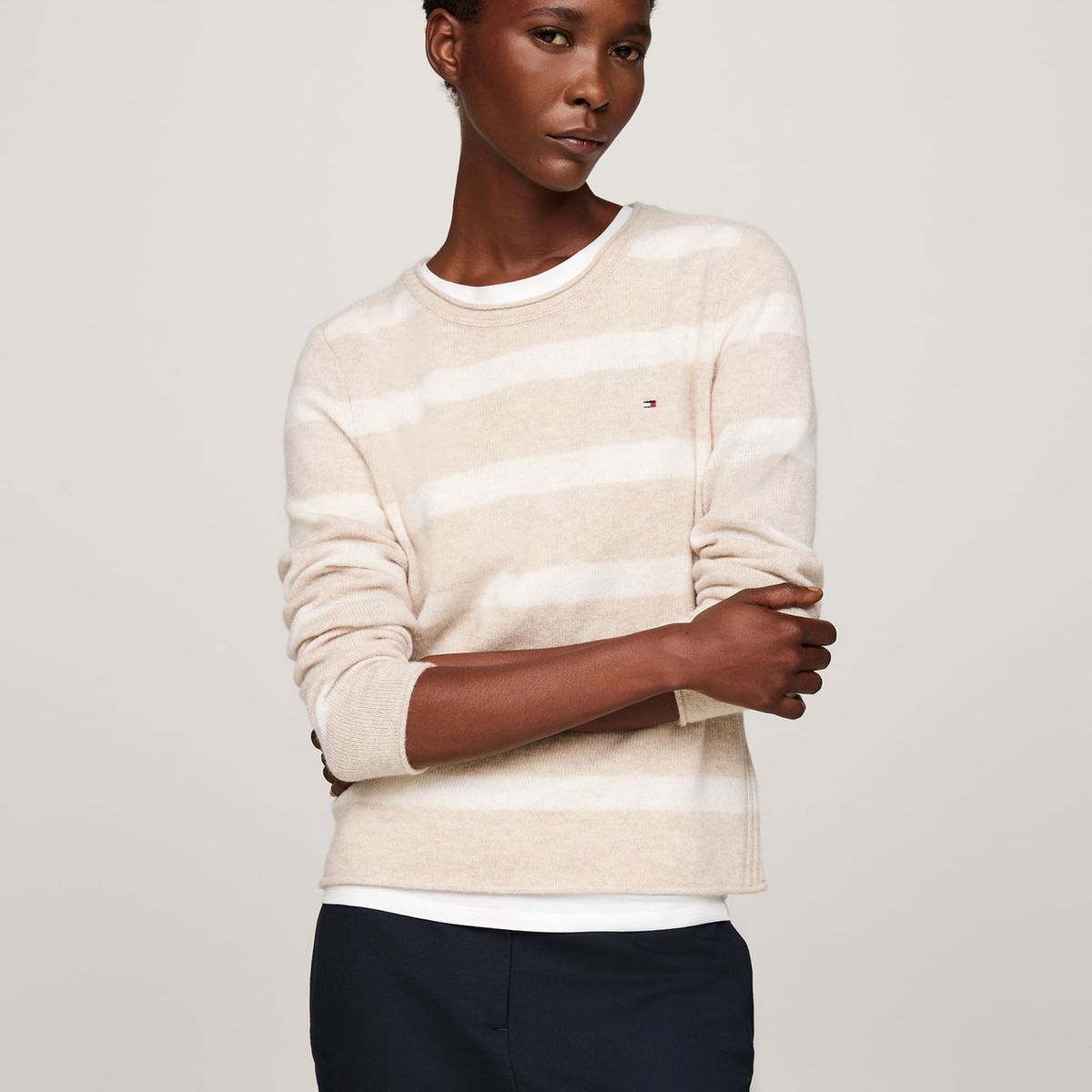 TOMMY HILFIGER - SWEATER SOFT WOOL C-NK SWEATER