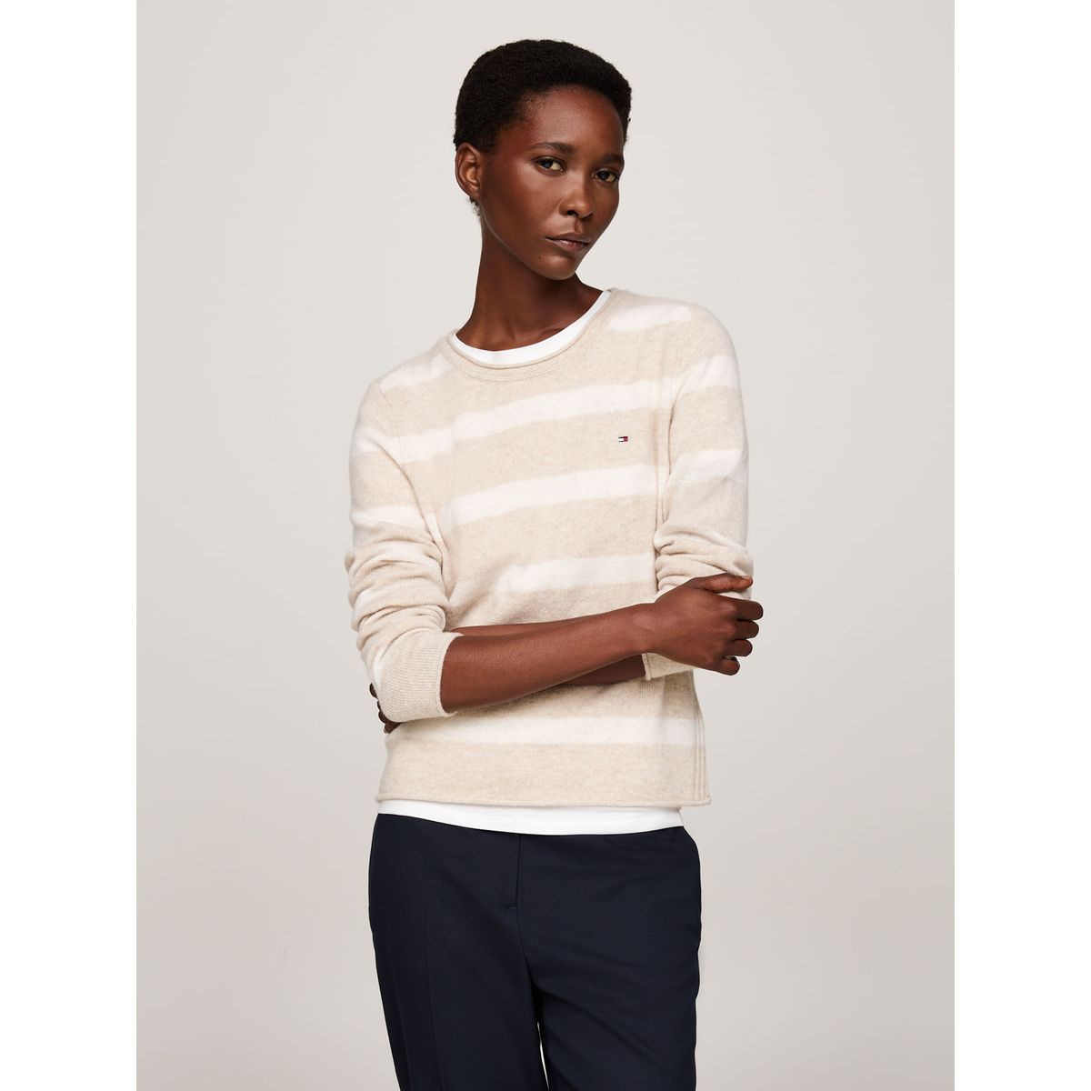TOMMY HILFIGER - SWEATER SOFT WOOL C-NK SWEATER