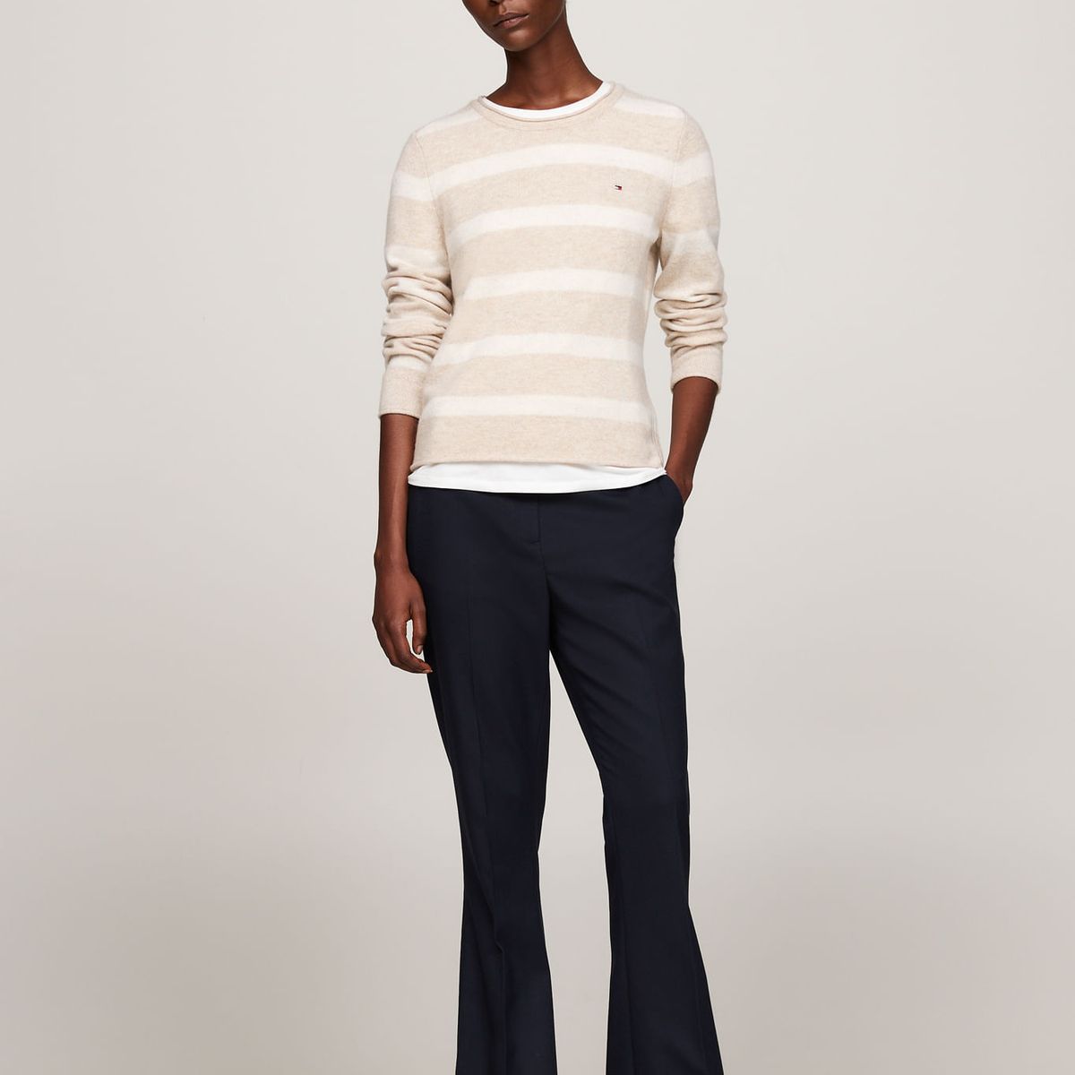 TOMMY HILFIGER - SWEATER SOFT WOOL C-NK SWEATER