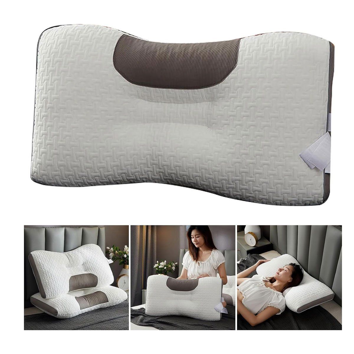 GRETAIL - Almohadas Ergonómica Antialérgica 43x63cm