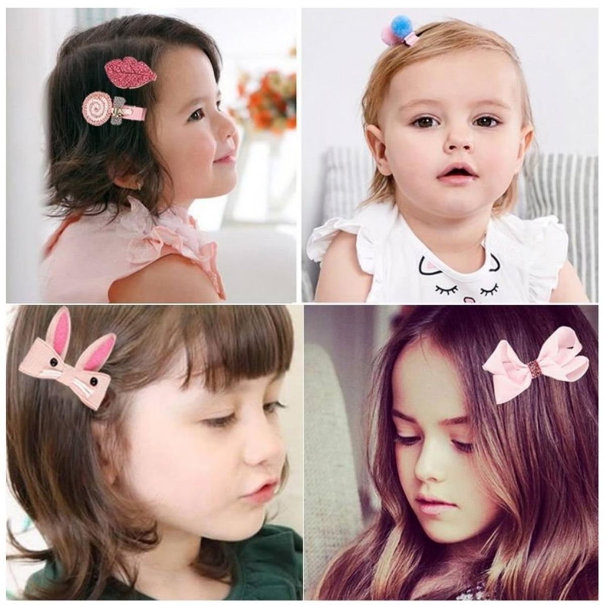 MINARI - Set de 18 Ganchos Colets Accesorios de Cabello para Niñas G132