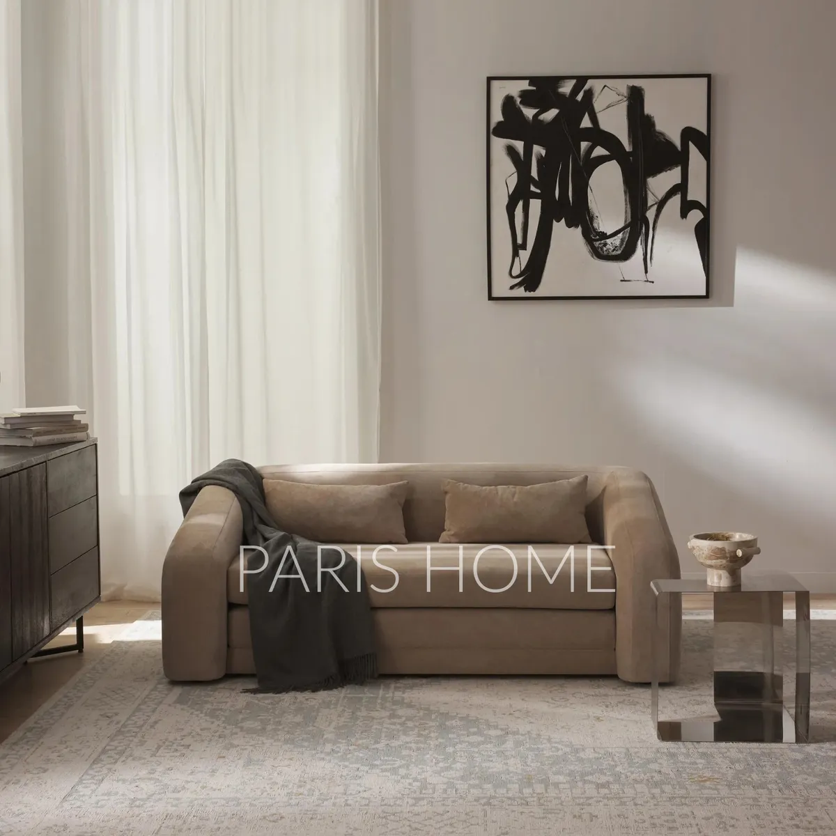 GENERICO - Sofá Cama 2 Cuerpos Foldz Tejido - Beige