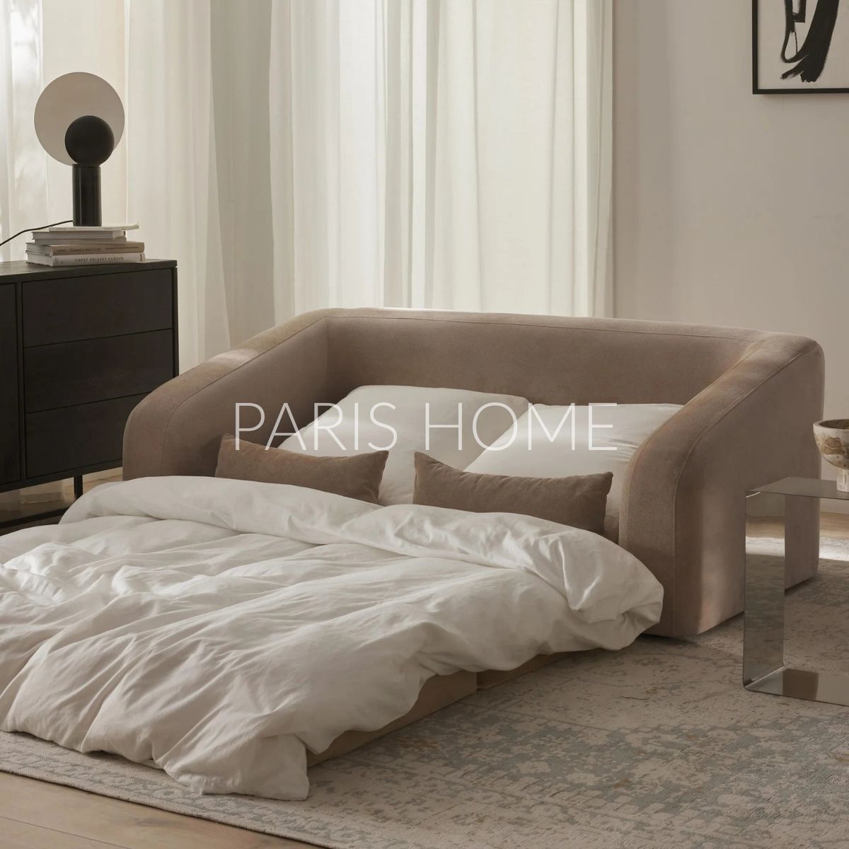 GENERICO - Sofá Cama 2 Cuerpos Foldz Tejido - Beige