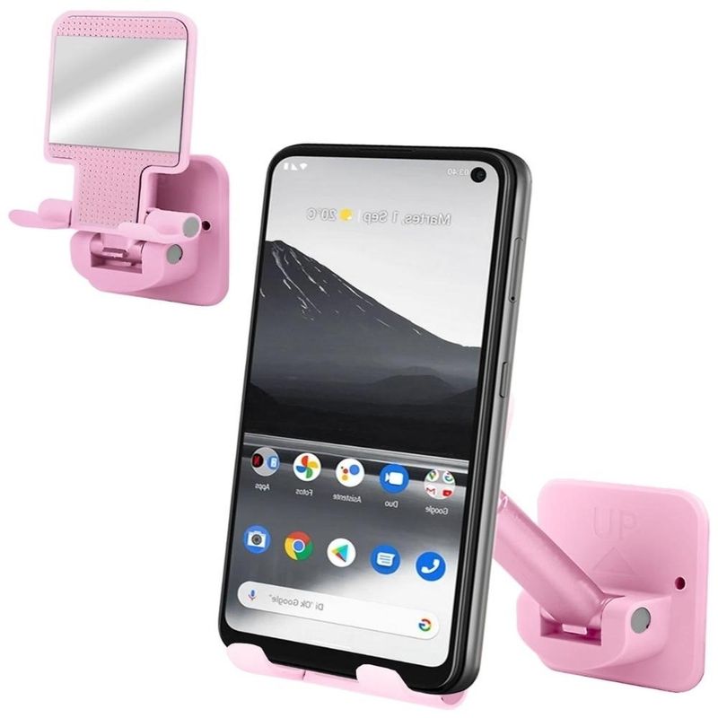 MINARI - Soporte Celular Ajustable Colgante para Pared y Escritorio 2en1 RS C08