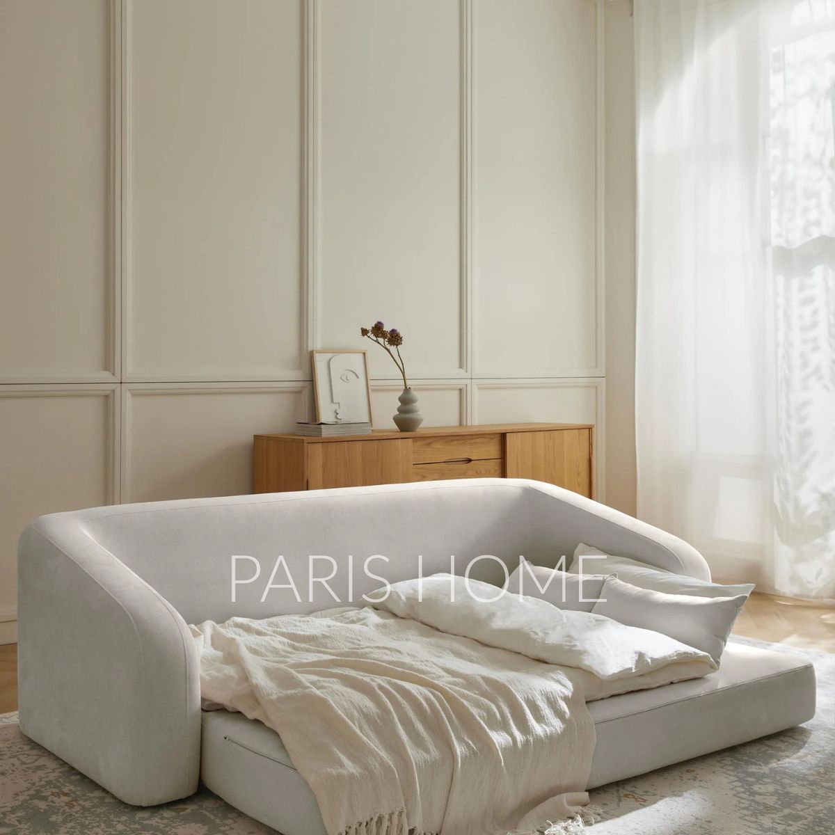 GENERICO - Sofá Cama 3 Cuerpos Foldz Tejido - Gris Claro