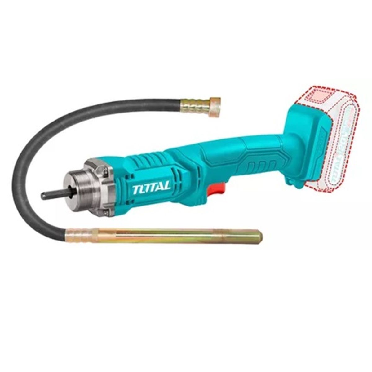 TOTAL TOOLS - VIBRADOR DE CONCRETO 20V - TOTAL TCVLI202301