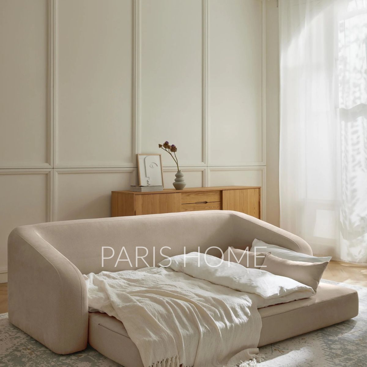 GENERICO - Sofá Cama 3 Cuerpos Foldz Tejido - Beige