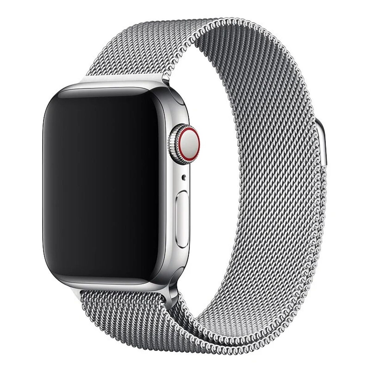 JET - Correa de Acero Milanese Loop  Para Apple Watch Plata 44mm