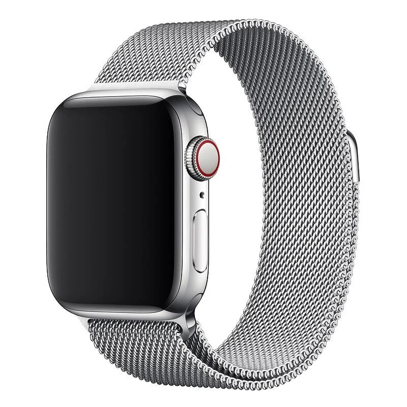 JET - Correa de Acero Milanese Loop  Para Apple Watch Plata 44mm