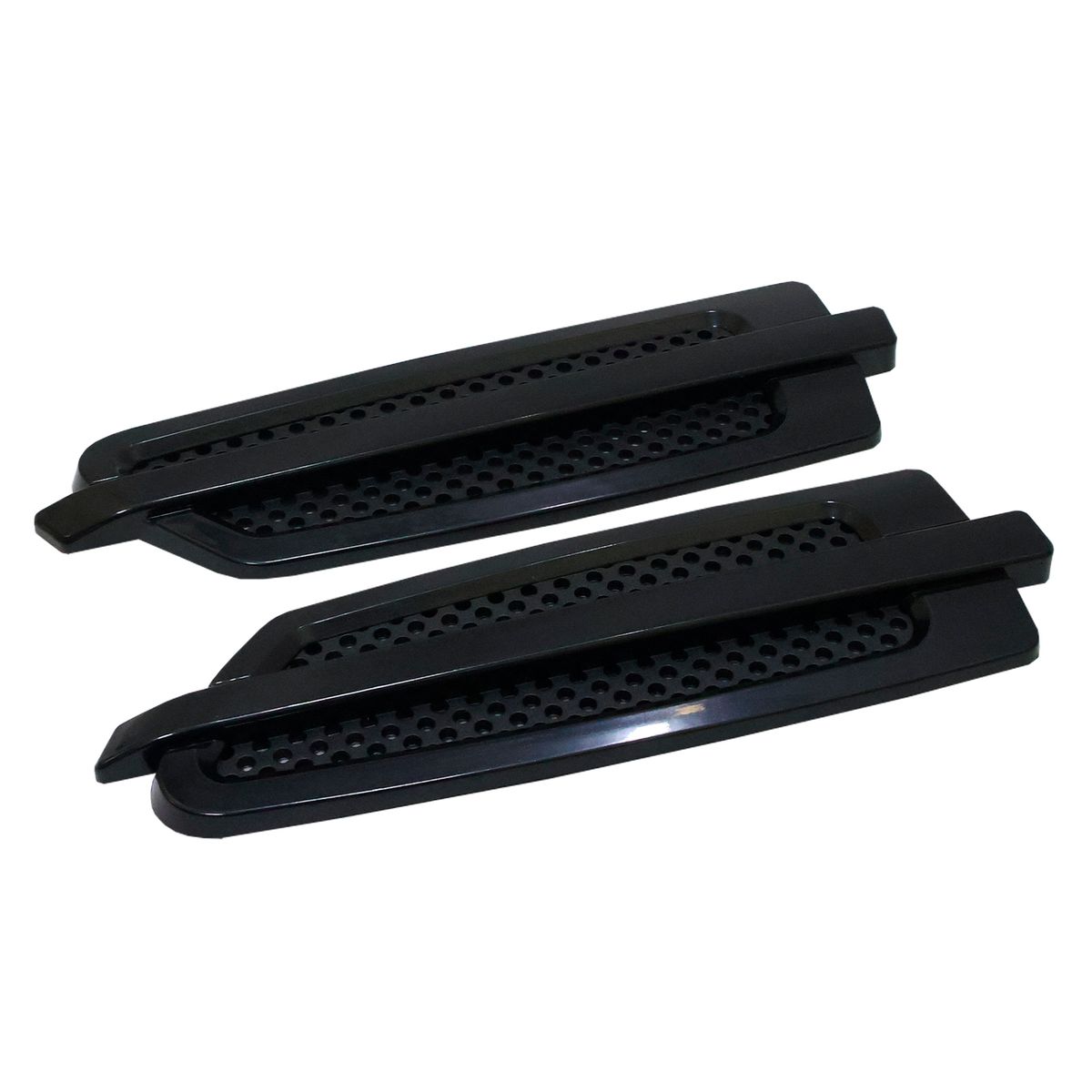 GENERICO - ADORNO LATERAL TOMA DE AIRE NEGRO 2 PCS 21*6.5 CM