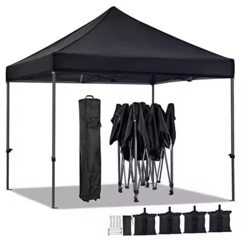 GENERICO - Toldo Plegable 3x3M Moderno Resistente Protección Solar para Eventos Ferias