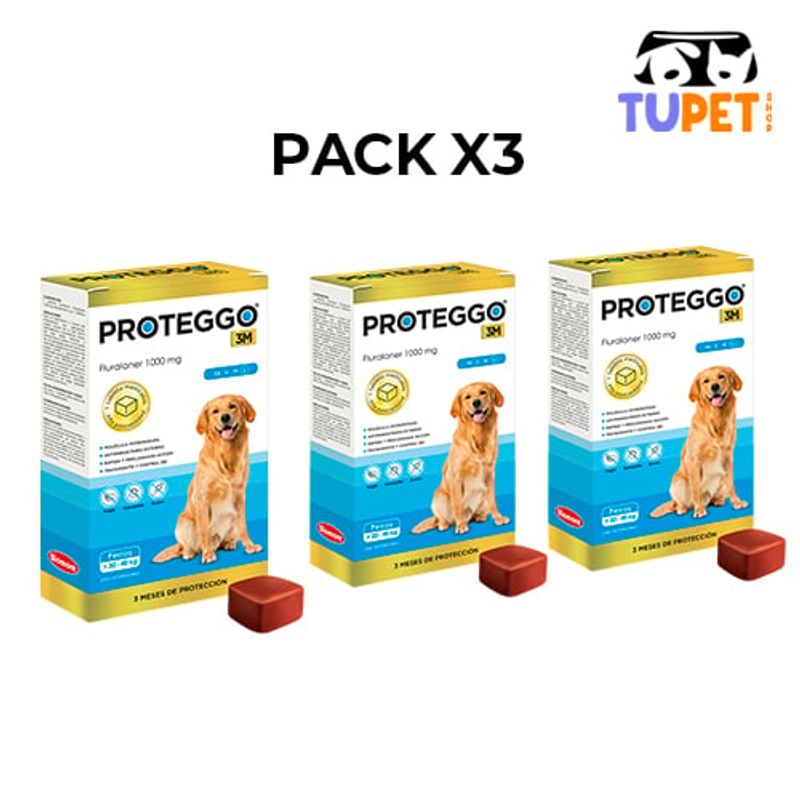 PROTEGGO - PROTEGGO 20 A 40KG 3 MESES PACK X3