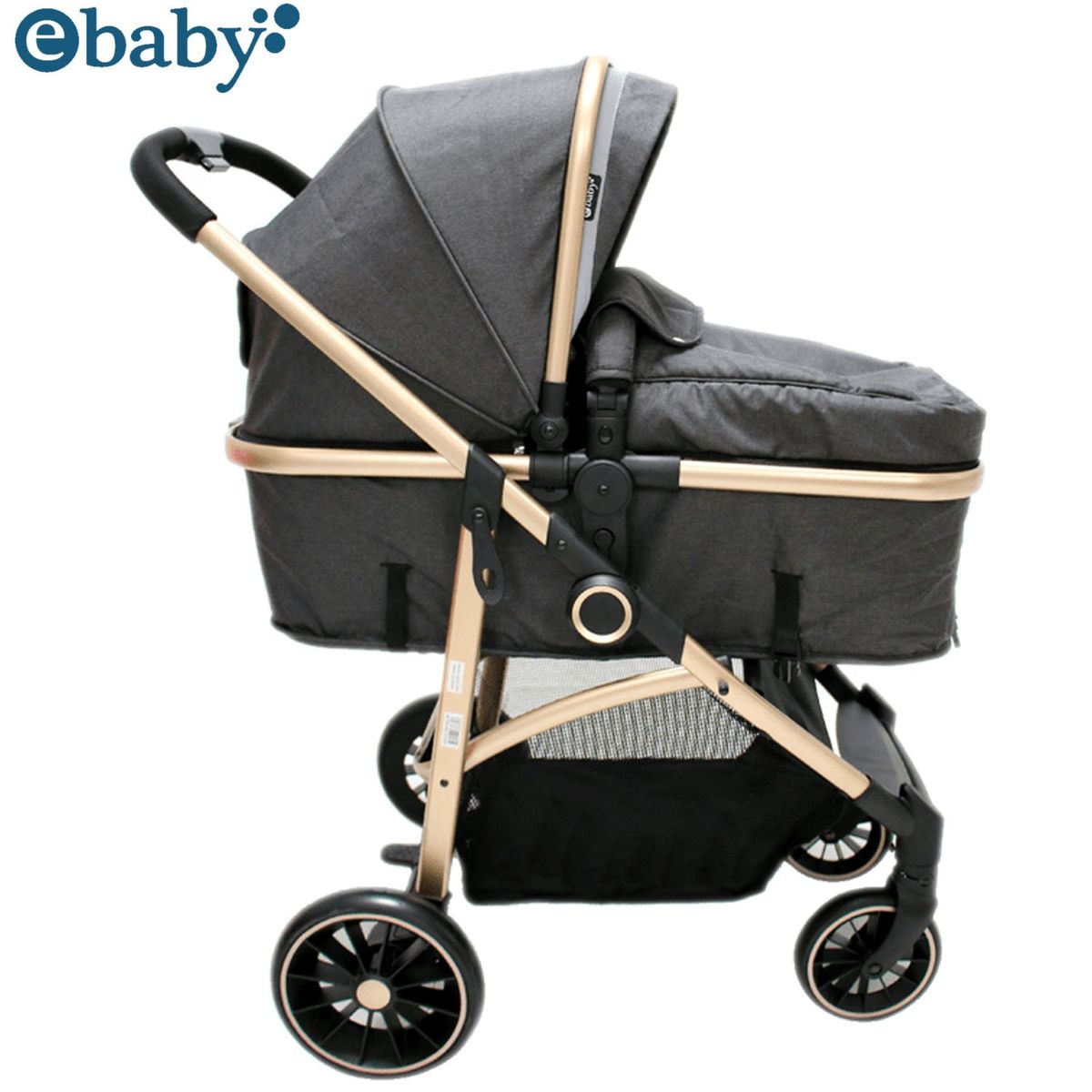 EBABY - Coche Deportivo Moisés EBABY «CARRI DELUXE» Black