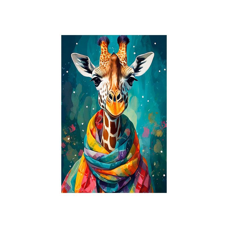 MAKA - DIAMOND PAINTING SCARF GIRAFFE 20X30CM MAKA