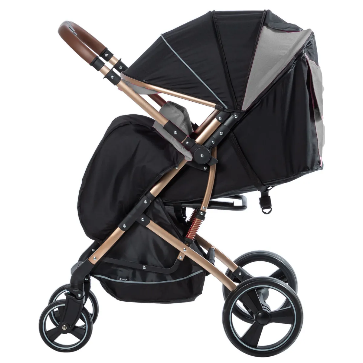 EBABY - Coche Maleta de Lujo RUDI Black
