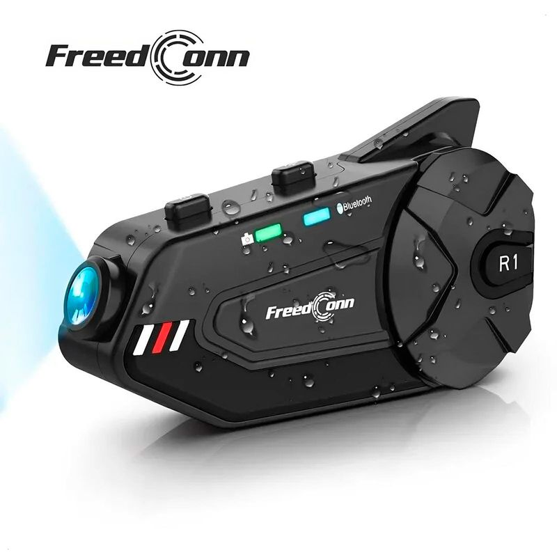 FREEDCONN - Intercomunicador Motos Freedconn R1 Plus Helmet Bluetooth