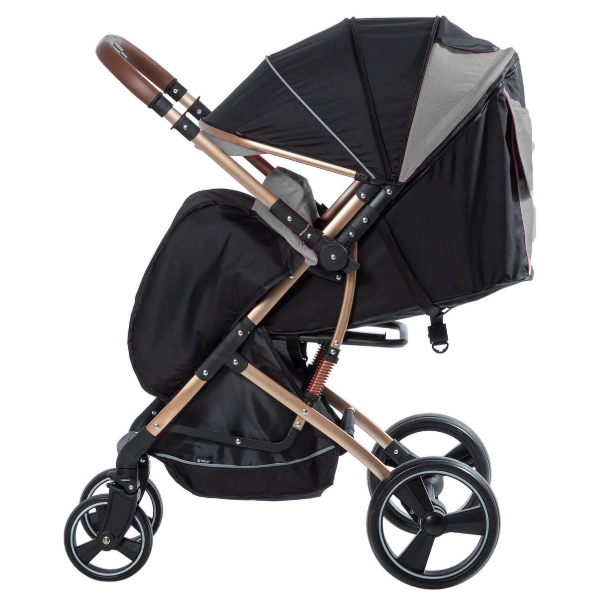 EBABY - Coche Maleta de Lujo RUDI Black
