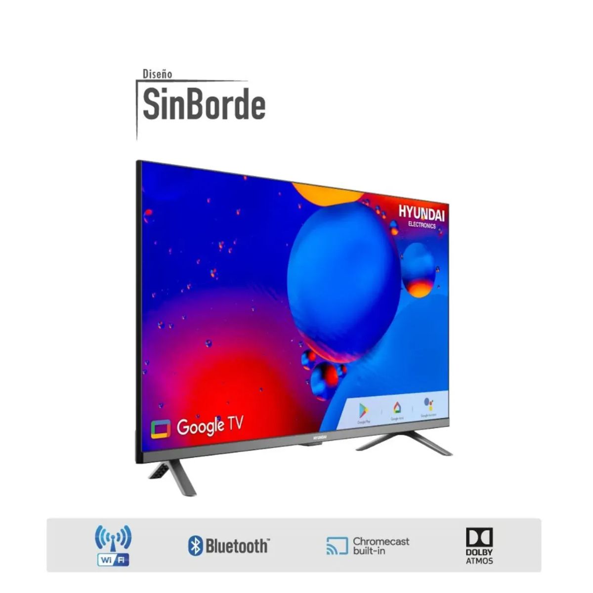 HYUNDAI - TV 32 HYUNDAI HYLED3254GIM HD GOOGLE TV