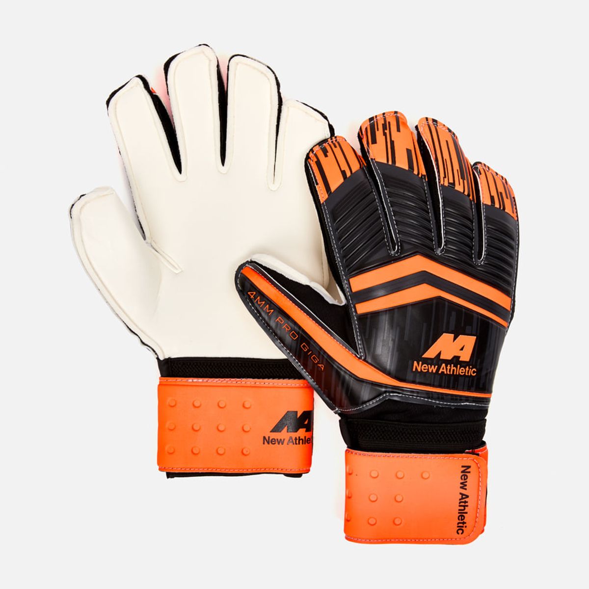 NEW ATHLETIC - Guantes De Arquero New Athletic Menig02 Negro Con Verde Unisex