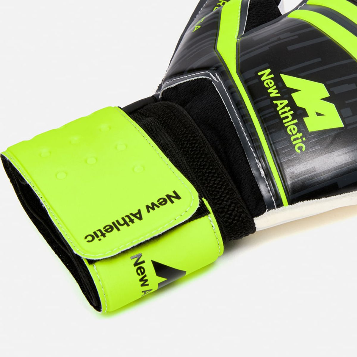 NEW ATHLETIC - Guantes De Arquero New Athletic Menig02 Negro Con Verde Neón Unisex