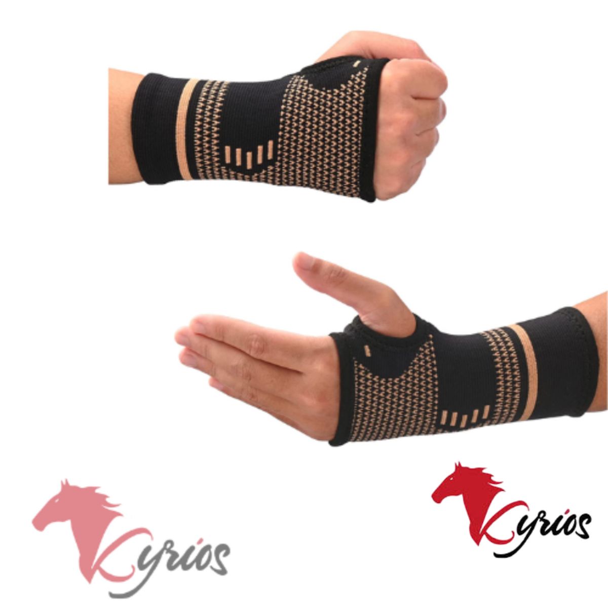 NO LOGO - Muñequera De Hilo De Cobre Talla L