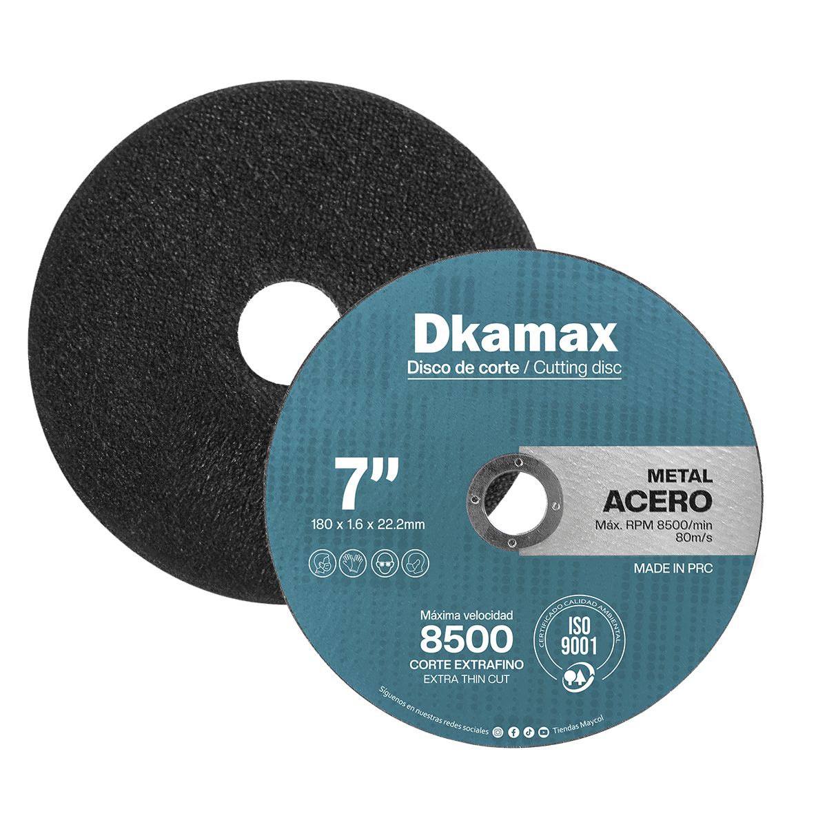 DKAMAX - 25 pzs discos de corte 7 " DKAMAX