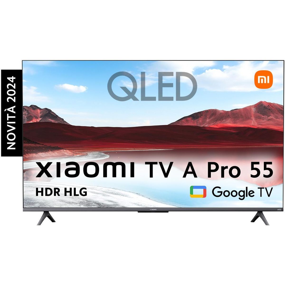 XIAOMI - Televisor Xiaomi QLED 55" UHD 4K GOOGLE TV Smart TV A PRO 2025