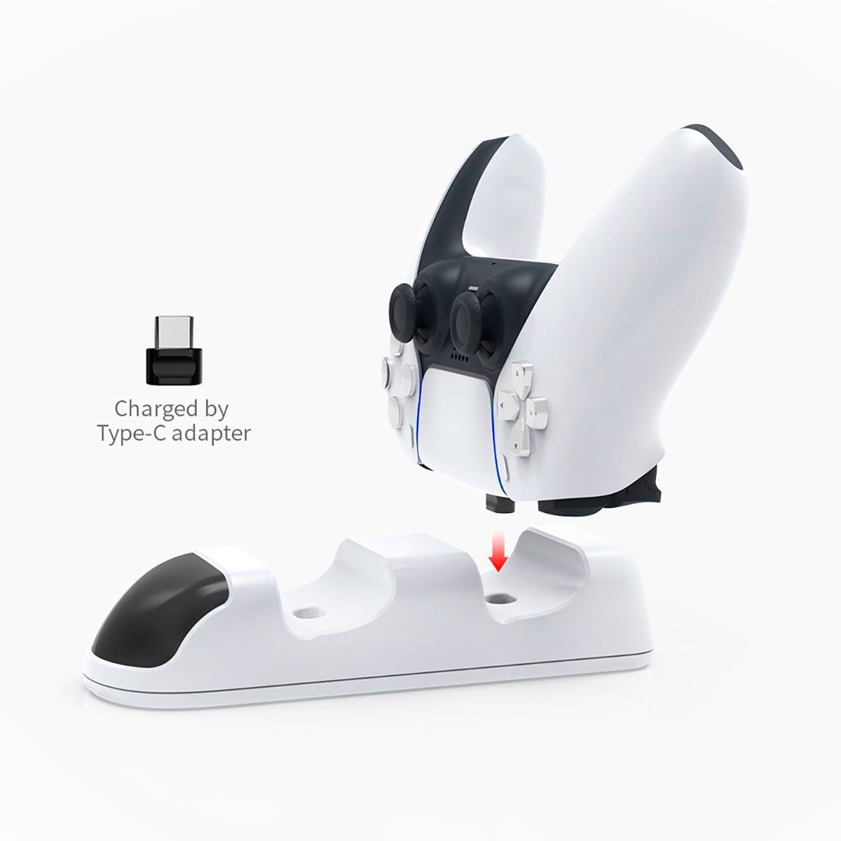 GENERICO - Cargador Base Dual para mando PS5