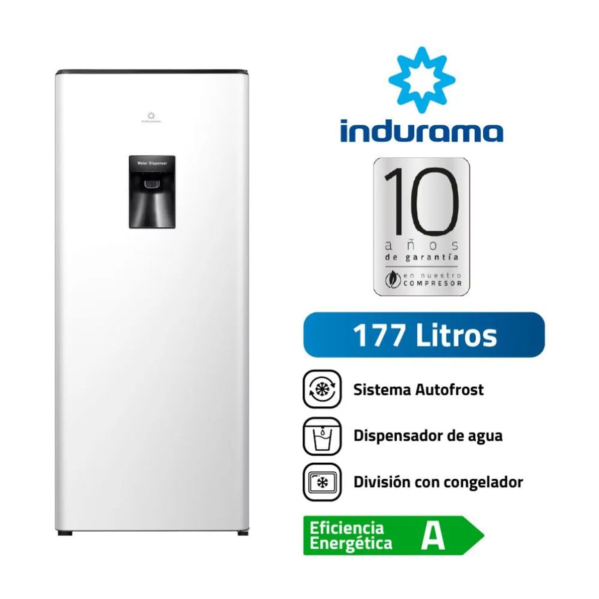 INDURAMA - Refrigeradora Indurama RI-289DBL