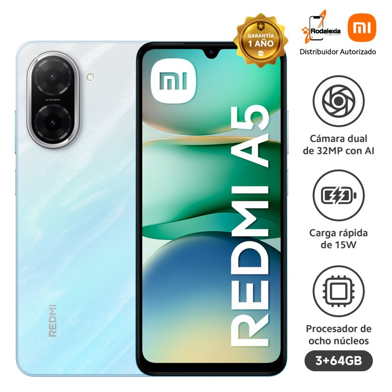 XIAOMI - CELULAR XIAOMI REDMI A5 3GB RAM 64GB ROM COLOR AZUL OCEANO
