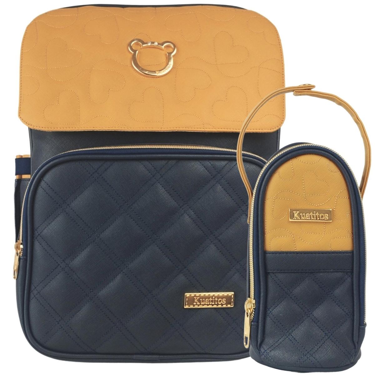 GENERICO - Mochila Pañalera Oso - Azul