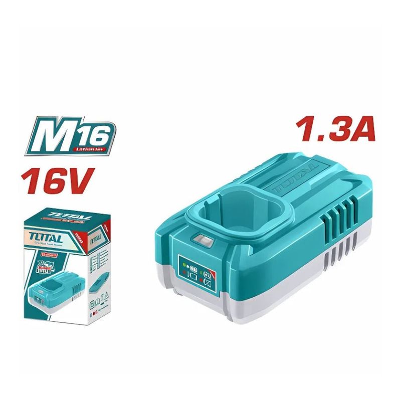 TOTAL TOOLS - CARGADOR TOTAL 16V M16 13A INDUSTRIAL TFCLI1613