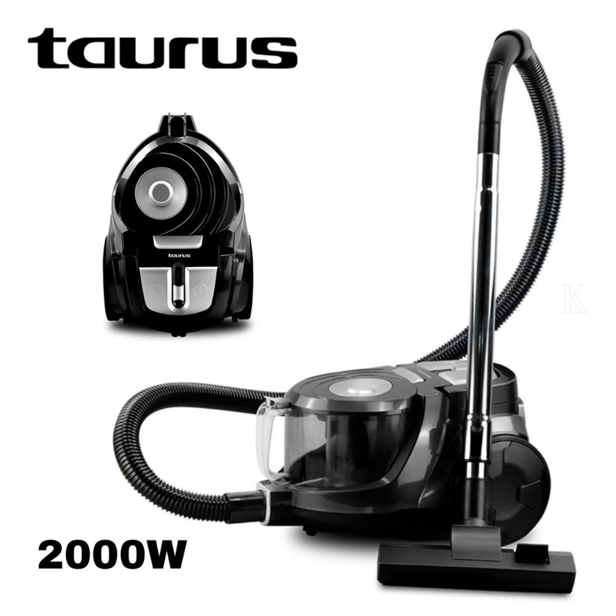 TAURUS - ASPIRADORA TAURUS 2000W MEGANE II SIN BOLSA