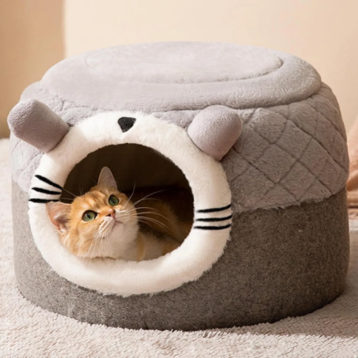 AMICATS - Cama Gato Convertible 2 en 1