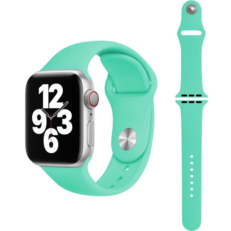 JET - Correa Sport de silicona para Apple Watch 42 44 mm