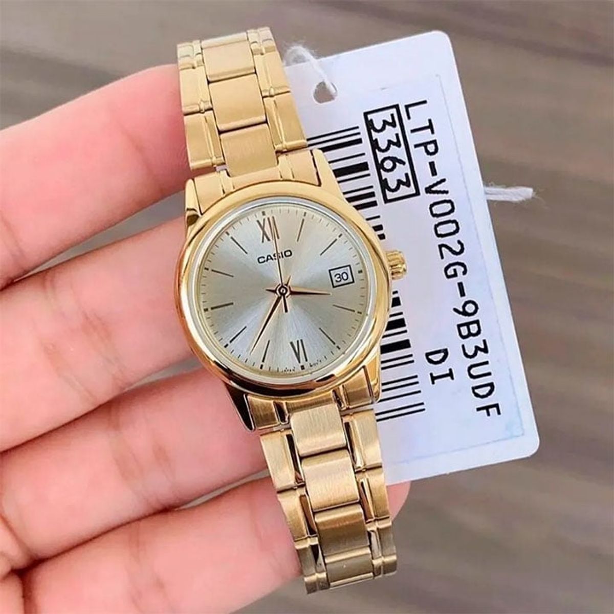 CASIO - Reloj Casio LTP-V002G-9B3 Mujer