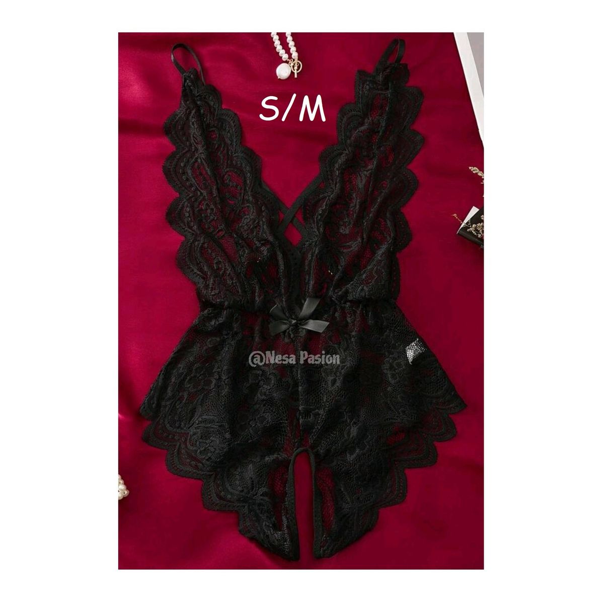 GENERICO - BODY LENCERIA DE ENCAJE SIEMPRE LISTA