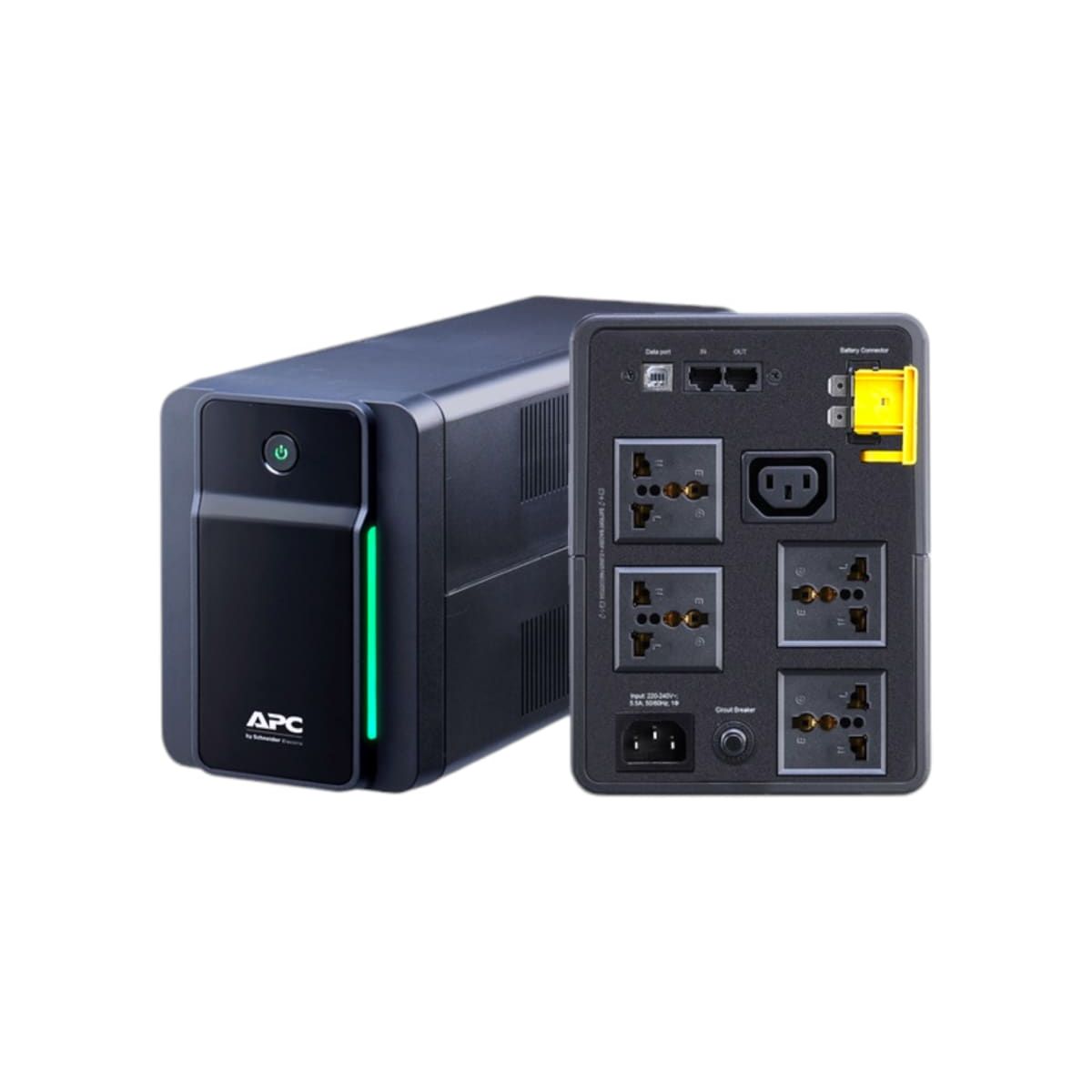 APC BY SCHNEIDER ELECTRIC - UPS APC 1200VA 650v Back Interactivo BX1200MI-MS 230v