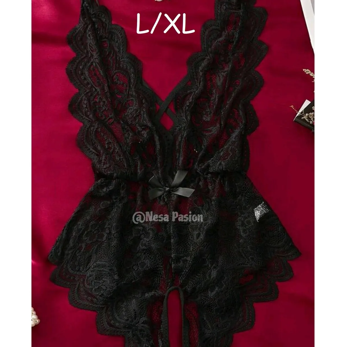 GENERICO - BODY LENCERIA DE ENCAJE SIEMPRE LISTA