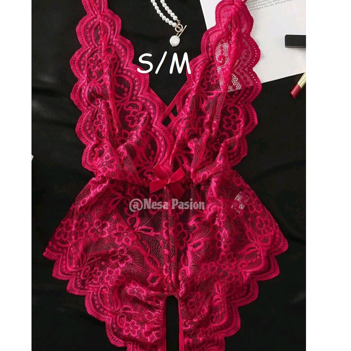 GENERICO - BODY LENCERIA DE ENCAJE SIEMPRE LISTA