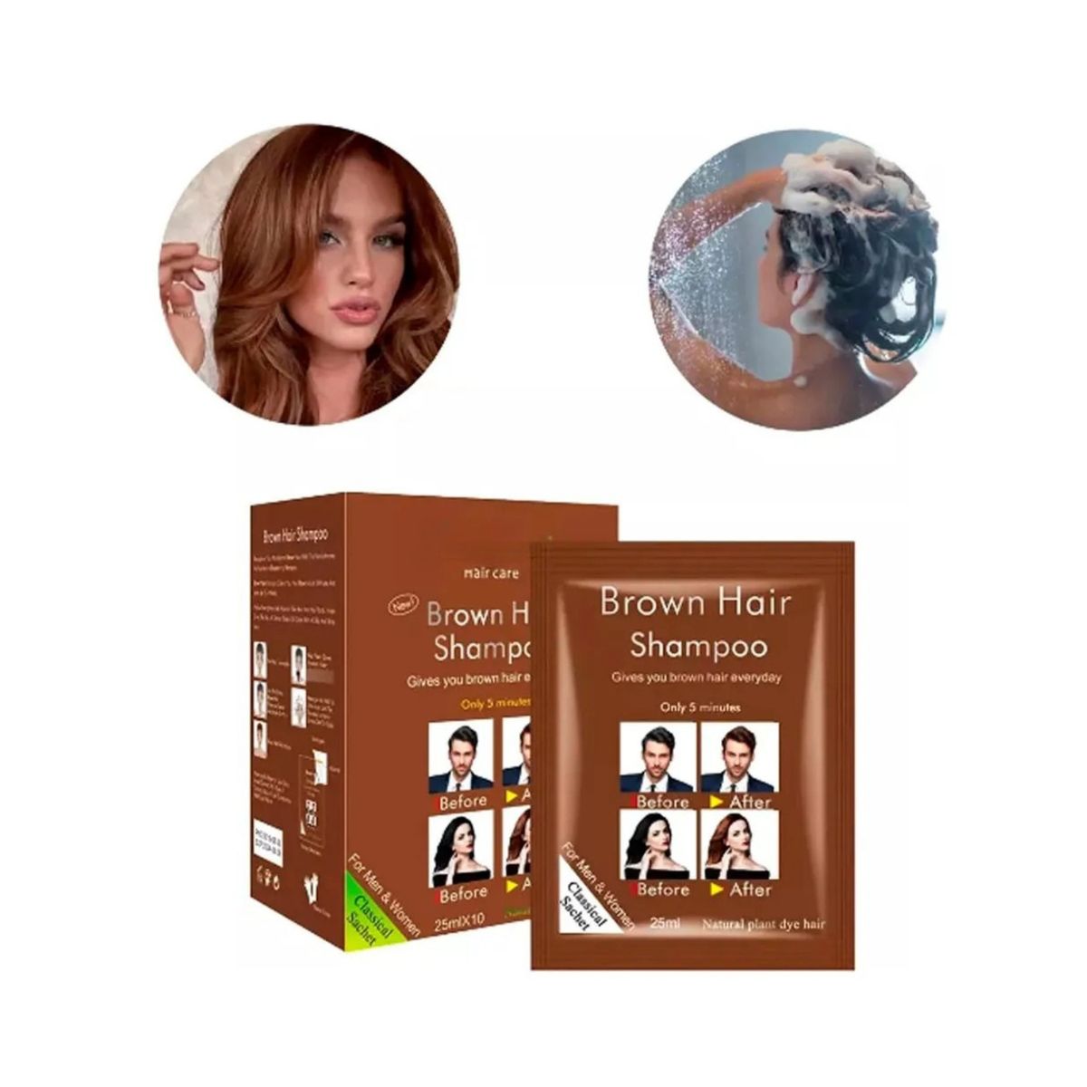 ROHS - Pack Shampoo Dexe Negro + Raburi Marrón Claro