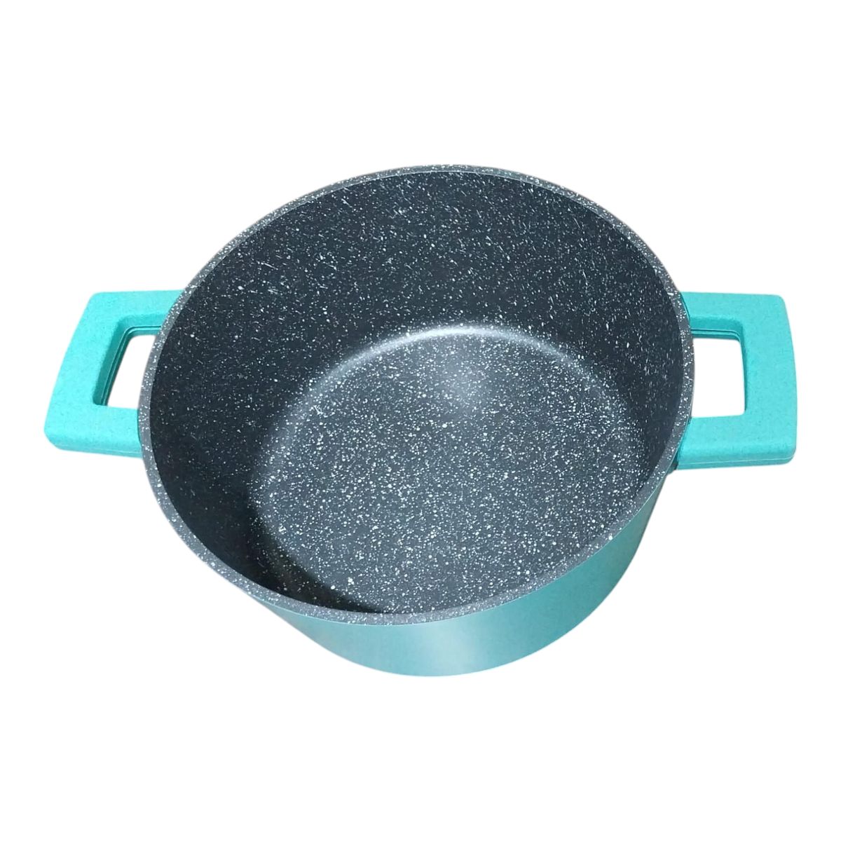 WELL BEING - Olla Antiadherente de Roca Volcánica 4L - Diseño Moderno