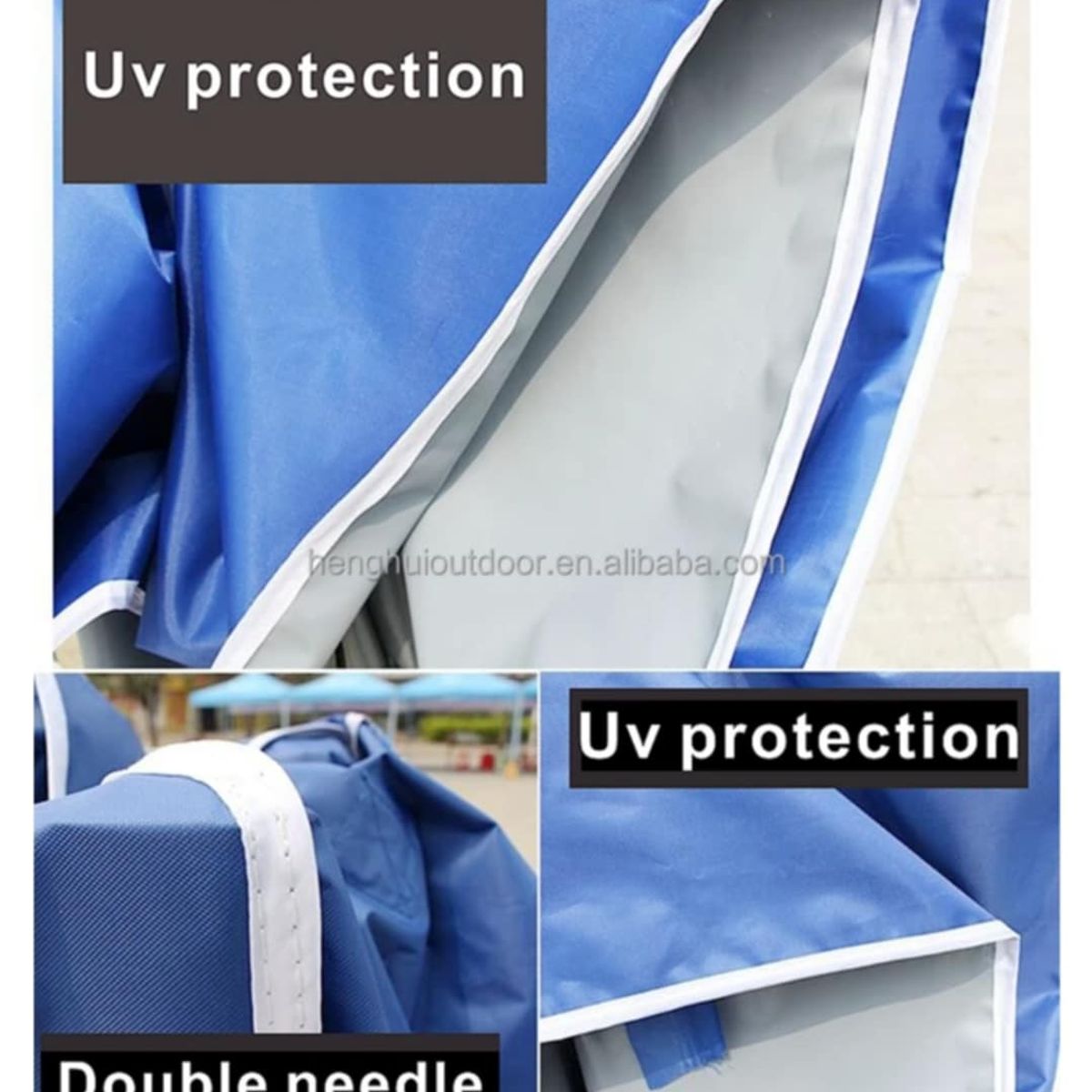 GENERICO - Toldo Plegable 3x3m con Paredes Moderno Resistente Protección Solar