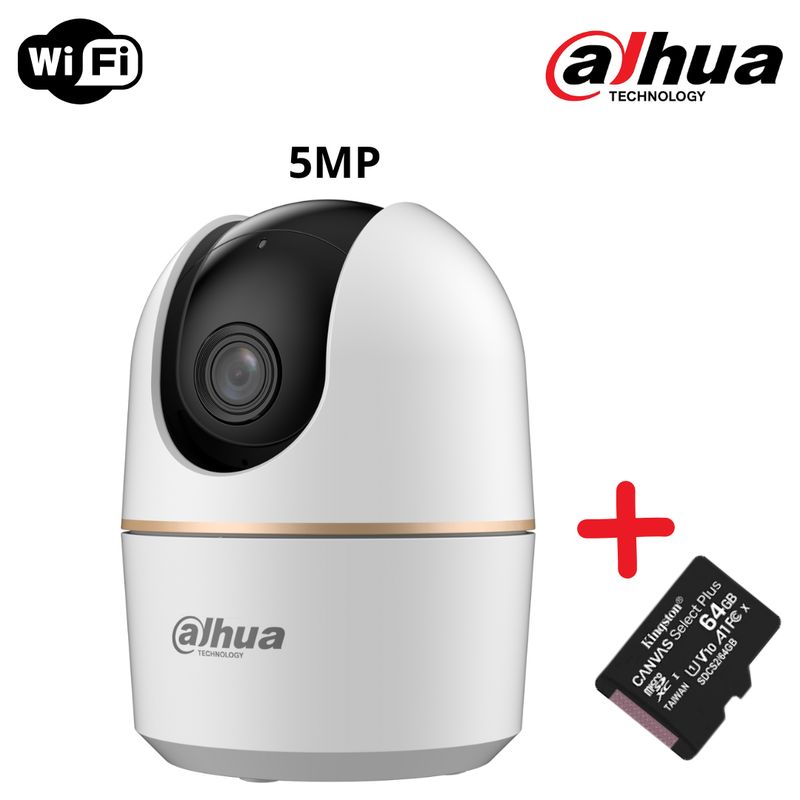 DAHUA - Camara de Seguridad Dahua DH-H5A 5MP + Memoria de Grabacion