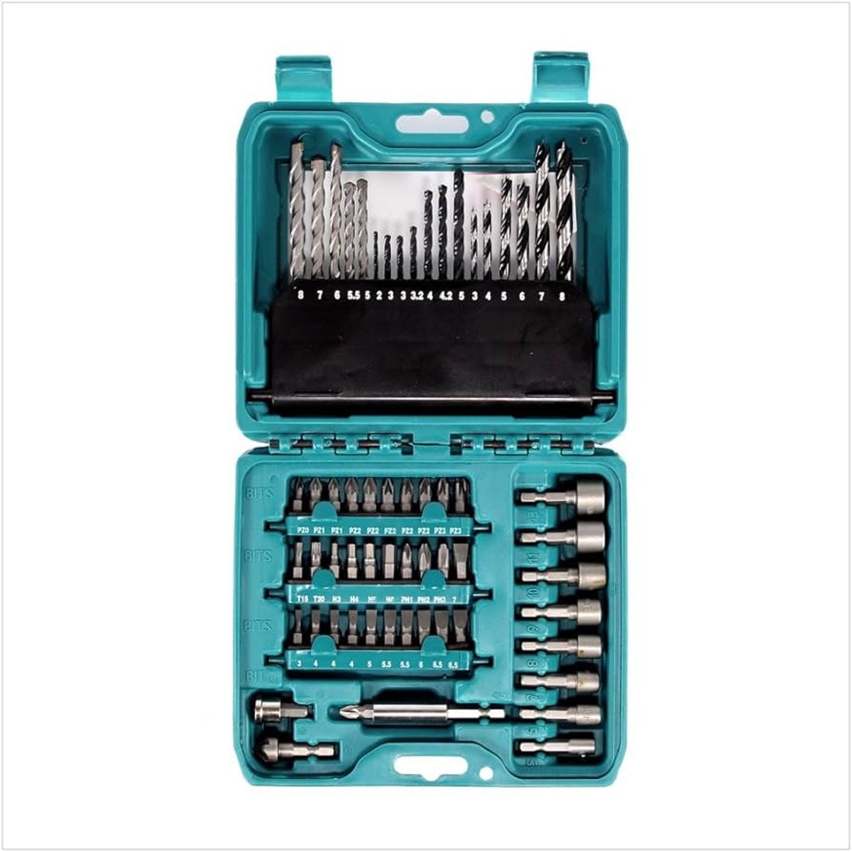 MAKITA - Set de Puntas Brocas y Dados x 60 Unidades Makita P-90358