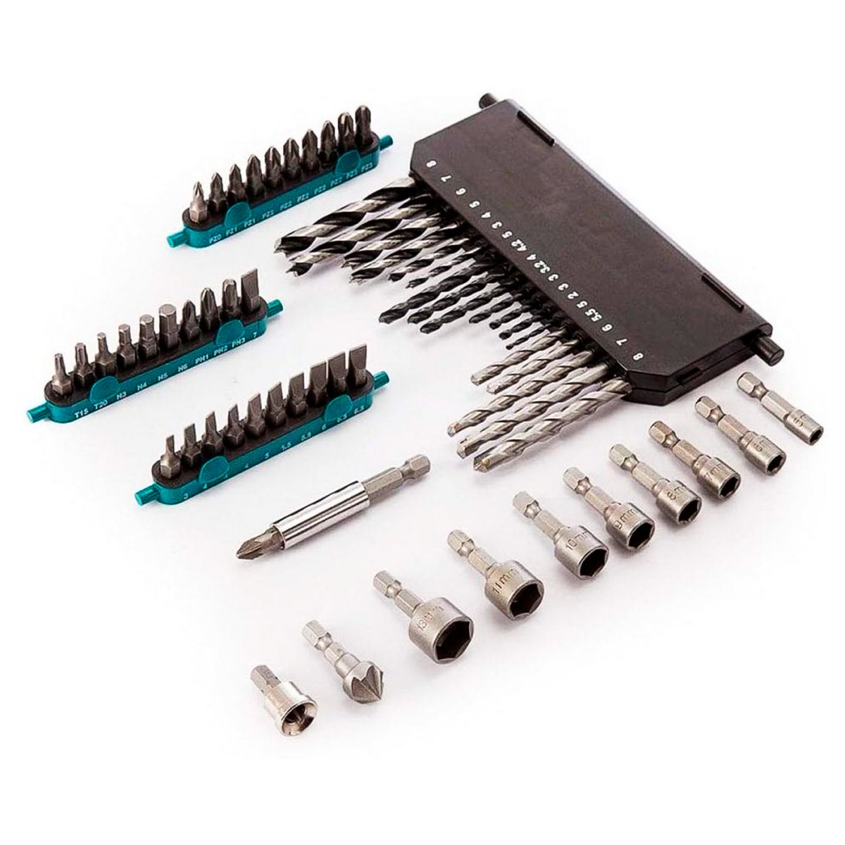 MAKITA - Set de Puntas Brocas y Dados x 60 Unidades Makita P-90358
