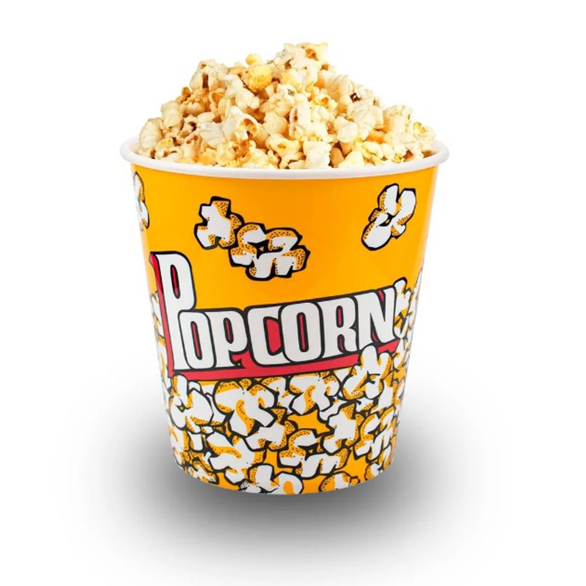 GENERICO - BALDE POPCORN 15CM - SET DE 3 - AMARILLO