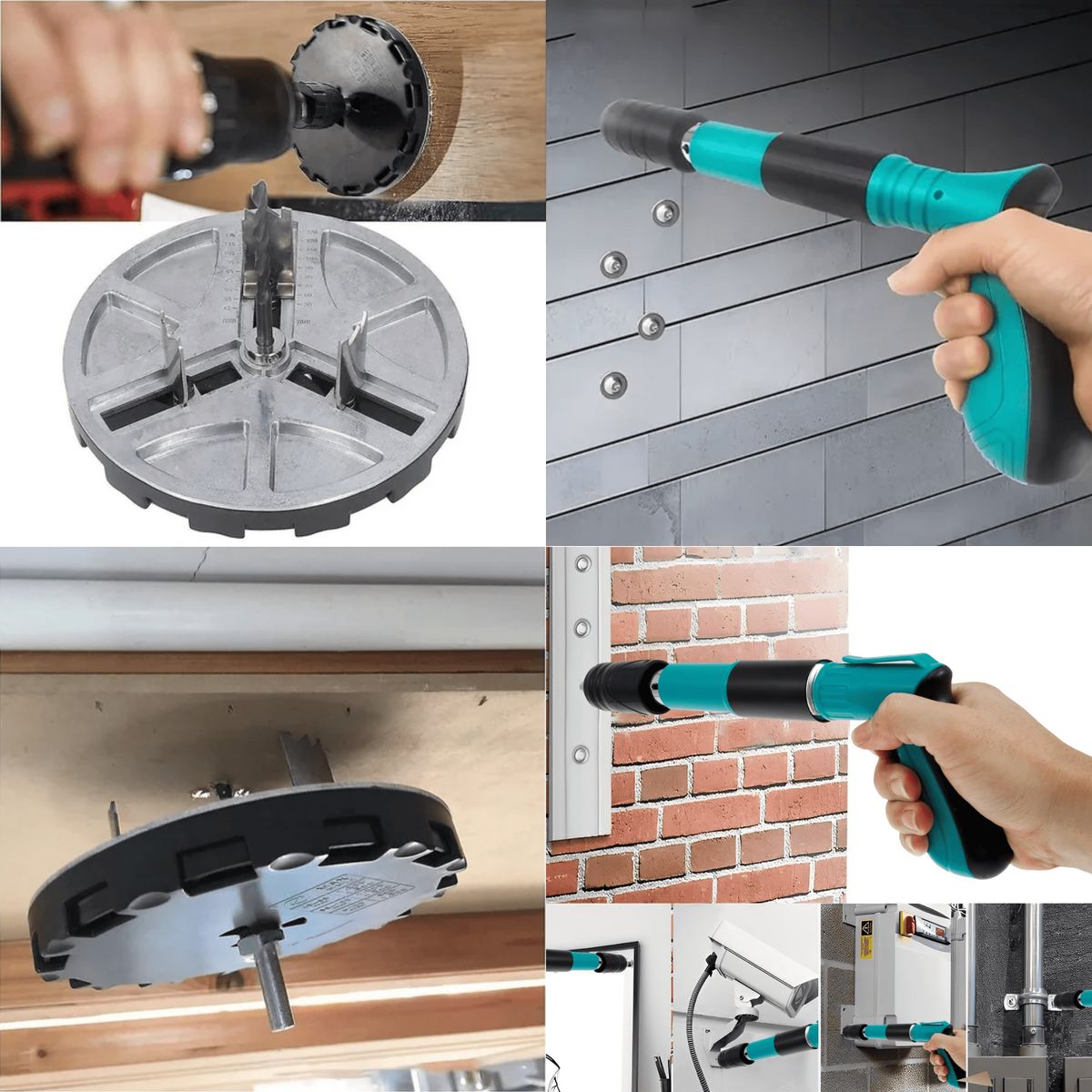 ROSH - Pack Potente Pistola Fulminante y Adaptador de Amoladora