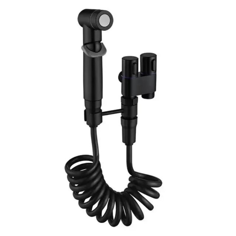 GENERICO - LLAVE PARA DUCHA BIDET NEGRO
